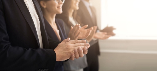 attorney team clapping